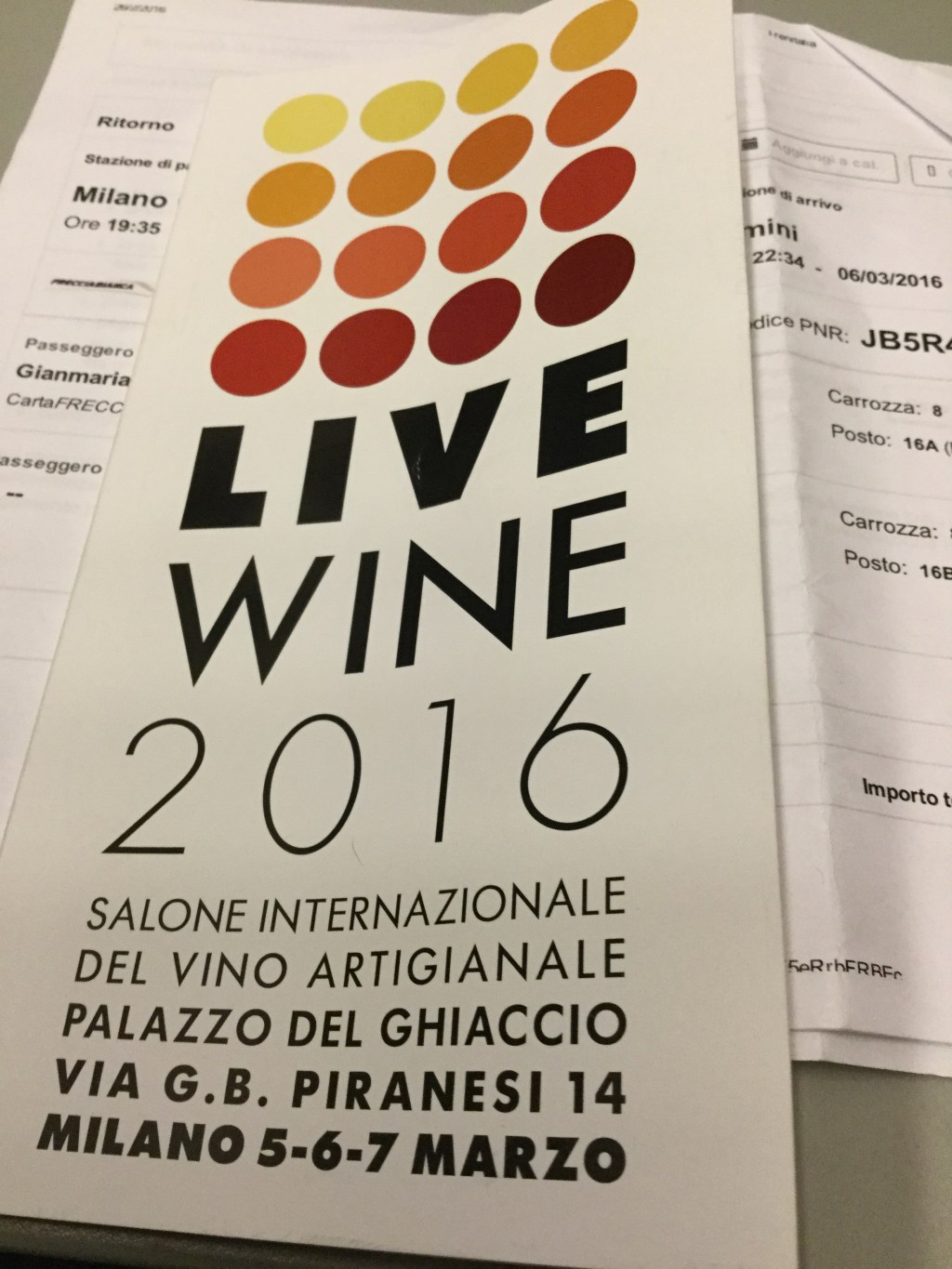 Le mie 35 cantine a Live Wine&nbsp;2016