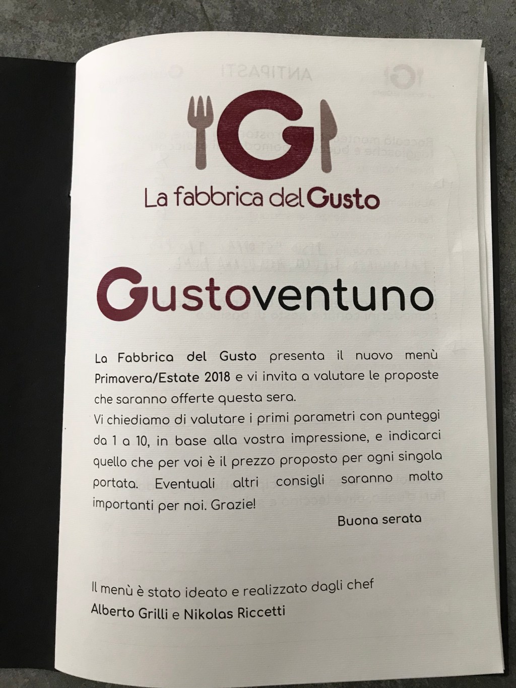 21 modi per dire Fabbrica del&nbsp;Gusto